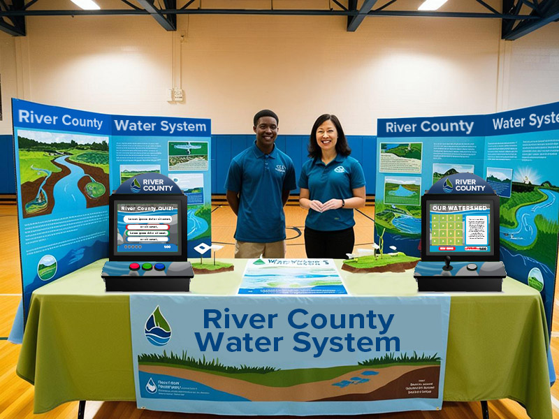 soil and water conservation district school display
